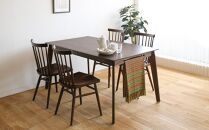 旭川家具 クリエイトファニチャー W&B ダイニングテーブル 引出し付き_04721