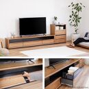 Grande&nbsp;グランデ&nbsp;テレビボード&nbsp;幅210cm&nbsp;ローボード&nbsp;＜オークヴィンテージナチュラル＞【モーブル】【大川家具】