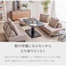 MDT-241&nbsp;昇降テーブル&nbsp;幅135&nbsp;ダイニングテーブル&nbsp;＜グレー＞【モーブル】【大川家具】