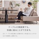 MDT-241&nbsp;昇降テーブル&nbsp;幅135&nbsp;ダイニングテーブル&nbsp;＜ブラック＞【モーブル】【大川家具】