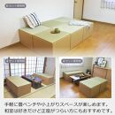 畳スツール ダンボール製 畳ベンチ 小上がり収納 組立簡単 国産 い草 約60×60×高さ42cm 6セット