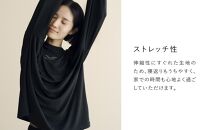 【ブラックSサイズ】SIXPAD Recovery Wear Sleep Top