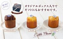 お花のマフィン ３種詰め合わせ（プレーン、チョコ、キャラメル）【 マフィン 洋菓子 菓子 お菓子 おかし お菓子詰め合わせ 食品 グルメ お取り寄せ お取り寄せグルメ  八雲町 北海道 】