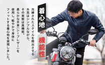 【デグナー】レザージャケット ネイビー〈Mサイズ〉22SJ-3［ 京都 八王子 バイクギア ジャケット 人気 おすすめ 革 レザー ツーリング ライダー バイカー バイク ブランド メーカー ギア パーツ ］