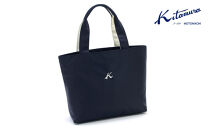 トートバッグ　(R-0686)　ダークブルー/アイボリー〈キタムラ〉