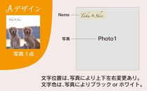 アイフォト-ペット写真パネル　イーゼル付き