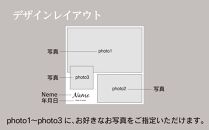 アイフォト 写真パネルlll【ホワイトパネル】イーゼル＋ラッピング付き