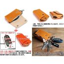 マルチキーケース タイプ3 栃木ブラック 【Ricky’s】 スマートキーケース 栃木レザー 本革 リッキーズ