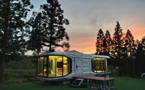 【平日限定】SPACE-VESSEL&nbsp;未来基地宿泊体験&nbsp;ペア宿泊券＜湯布院塚原グランピング＞※2025年5月以降宿泊可能※