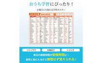 学習ポスター　英語　中学三年　基本の英単語【A4ユポ紙6枚＋A4コート紙6枚セット】