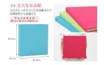 色紙&nbsp;収納&nbsp;ファイル&nbsp;市販の色紙がそのまま収納できるファイル&nbsp;ピンク