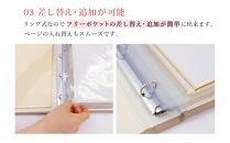 色紙&nbsp;収納&nbsp;ファイル&nbsp;市販の色紙がそのまま収納できるファイル&nbsp;アクアブルー