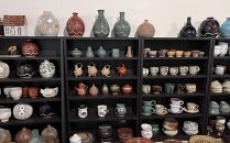 【陶工房　游山】ランプシェード（花火）