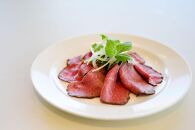 石川県産 天然「能登ふぐ」炙りたたき 柵3本 と 能登牛ローストビーフ 約300g　セット　＜てらおかの能登牛＞寺岡畜産