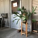 【ロクカクカダイ：正六角形の3辺を支柱が支える構造の花台(プランタースタンド)】花台&nbsp;植木鉢&nbsp;フラワースタンド&nbsp;プランタースタンド&nbsp;サイドテーブル&nbsp;ナイトテーブル&nbsp;チェリー&nbsp;nove