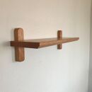 【ウォールシェルフ・シングル：壁に取り付ける(引っ掛ける)家具】棚&nbsp;シェルフ&nbsp;ウォールシェルフ&nbsp;ラック&nbsp;ウォールラック&nbsp;チェリー&nbsp;壁掛け&nbsp;壁掛け収納&nbsp;石膏ボード&nbsp;賃貸&nbsp;どこでも&nbsp;nove
