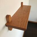 【ウォールシェルフ・シングル：壁に取り付ける(引っ掛ける)家具】棚&nbsp;シェルフ&nbsp;ウォールシェルフ&nbsp;ラック&nbsp;ウォールラック&nbsp;チェリー&nbsp;壁掛け&nbsp;壁掛け収納&nbsp;石膏ボード&nbsp;賃貸&nbsp;どこでも&nbsp;nove