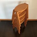 【スタッキングスツール&nbsp;1脚：積み重ねることができるスツール】スツール&nbsp;スタッキング&nbsp;スタッキングスツール&nbsp;チェリー&nbsp;nove