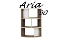 アリア&nbsp;ミドルシェルフ90&nbsp;パーテーションシェルフ&nbsp;ブラウン