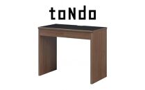 トンド&nbsp;平デスク90&nbsp;組立式ホームデスク&nbsp;ウォール/ブラック