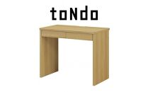 トンド&nbsp;平デスク90&nbsp;組立式ホームデスク&nbsp;ナチュラル