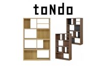 トンド&nbsp;シェルフ&nbsp;&nbsp;A4サイズ収納可&nbsp;デザインシェルフ&nbsp;ナチュラル