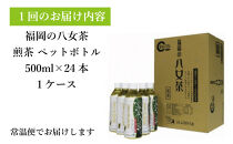 【全3回毎月定期便】八女茶 煎茶ペットボトル 500ml×24本　