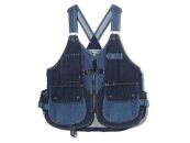 Snow Peak|FUKUYAMA Denim Camping Vest(サイズ:M|カラー:Indigo)[スノーピーク デニム 衣料 ファッション 人気 おすすめ 福山市]