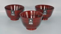 ◇はもん汁椀&nbsp;根来&nbsp;3個入り【TN64】