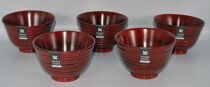 ◇はもん汁椀&nbsp;根来&nbsp;5個入り【TN65】