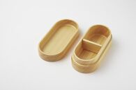 ◇紀州桧弁当箱&nbsp;タイプ2&nbsp;NA&nbsp;ナノコート&nbsp;弁当包みセット【オハナ】【TN115】