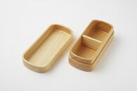 ◇紀州桧弁当箱 タイプS-4 NA ナノコート 弁当包みセット【ミズタマ】【TN137】