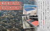 国産 とっとり 琴浦 グラン サーモン スモークサーモン スライス（40ｇ×2） お刺身用 ブロック（600ｇ） アラ （200ｇ）セット