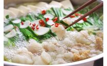 【定期便全12回】訳あり！博多味噌もつ鍋2人前と辛子明太子（切子）1個セット