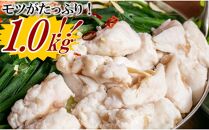 【訳あり】ホルモン計1kg 明太もつ鍋セット 約10人前(約5人前×2) 明太子 400g 醤油 海外産牛小腸使用
