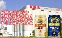 【定期便　6ヶ月間　毎月2ケース】キリン神戸工場産　一番搾り350ml缶＆一番搾り糖質ゼロ350ml缶の2ケースアソートセット 神戸市 お酒 ビール ギフト