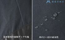 【BAGGY PORT】藤巻百貨店別注10ozシェルターダック×幌帆布のショルダーバッグ【カラー：ネイビー】