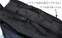 【BAGGY PORT】藤巻百貨店別注10ozシェルターダック×幌帆布のショルダーバッグ【カラー：ネイビー】