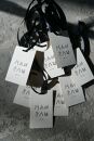 [HAM IAM]【数量限定】手差型染クルーネックTシャツ「露芝」青系【XLサイズ】