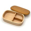 紀州塗り&nbsp;食洗機対応&nbsp;くりぬき弁当箱&nbsp;ライトブラウン&nbsp;ランチボックス&nbsp;お弁当&nbsp;かわいい&nbsp;弁当女子&nbsp;弁当男子