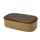 紀州塗り&nbsp;食洗機対応&nbsp;くりぬき弁当箱&nbsp;マロンブラウン&nbsp;ランチボックス&nbsp;お弁当&nbsp;かわいい&nbsp;弁当女子&nbsp;弁当男子