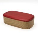 紀州塗り&nbsp;食洗機対応&nbsp;くりぬき弁当箱&nbsp;チェリーピンク&nbsp;ランチボックス&nbsp;お弁当&nbsp;かわいい&nbsp;弁当女子&nbsp;弁当男子