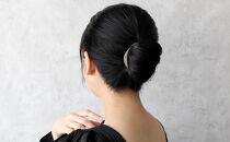 【女性のアイデア×職人技】ステンレス製かんざし「Arc Liner / Silver」