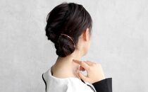 【女性のアイデア×職人技】ステンレス製かんざし「Arcliner comb/PinkGold」