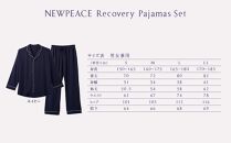 【ネイビーLサイズ】NEWPEACE Recovery Pajamas Set （Long）