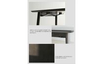 折畳みダイニングテーブル TILT ブラック 150×80 折り畳み WAプラス 大川市