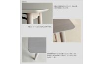 折畳みダイニングテーブル TILT ホワイト 150×80 白 グレー 折り畳み WAプラス 大川市