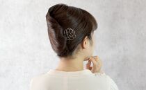 【地元職人の逸品】【ギフトにもおすすめ】ステンレス製かんざし「八重桜」