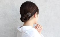 【地元職人の逸品】【ギフトにもおすすめ】ステンレス製かんざし「菊」