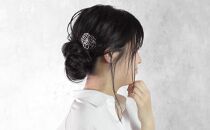 【地元職人の逸品】【ギフトにもおすすめ】ステンレス製かんざし「菊」